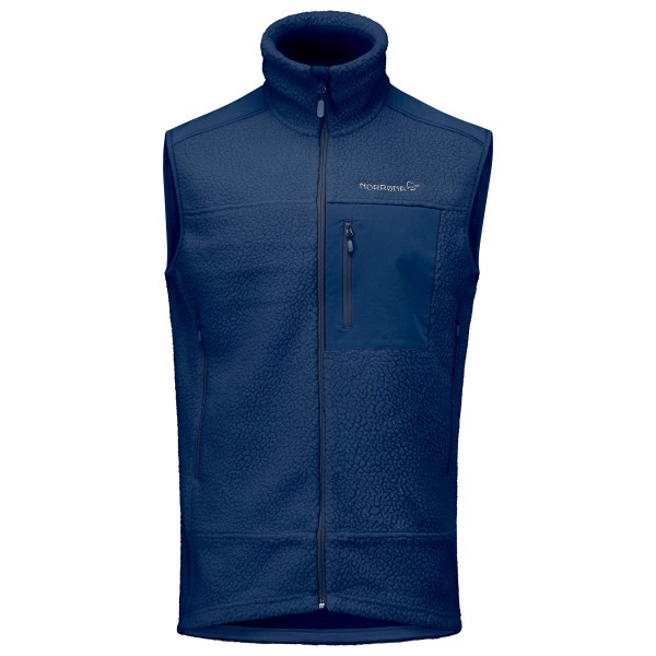 Norrøna - Trollveggen Warm3 Vest - Fleeceweste Gr XL blau von Norrøna