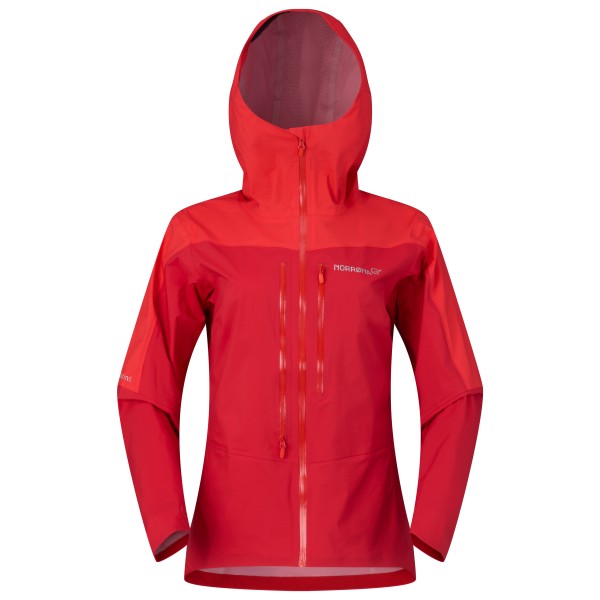 Norrøna - Women's Falketind Dri1 Jacket - Regenjacke Gr L rot von Norrøna