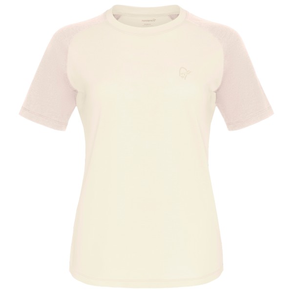Norrøna - Women's Femund PureUll T-Shirt - Merinoshirt Gr L weiß von Norrøna