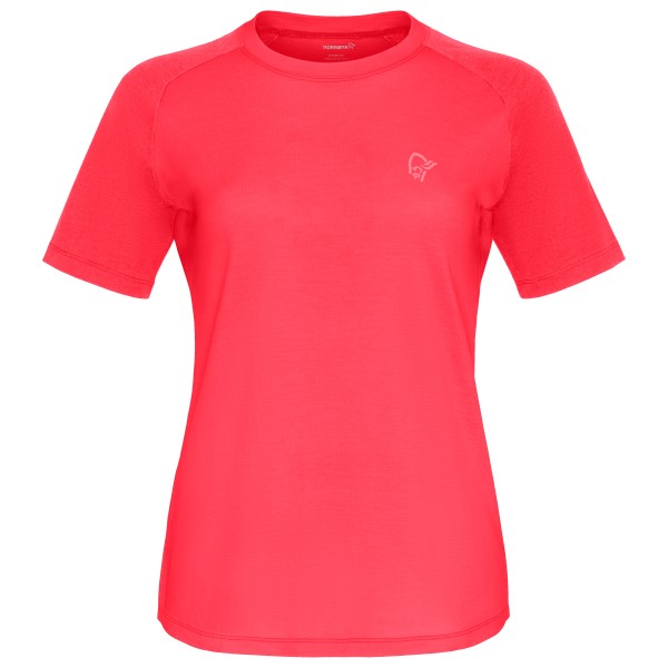 Norrøna - Women's Femund PureUll T-Shirt - Merinoshirt Gr M watermelon von Norrøna