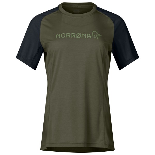 Norrøna - Women's Fjørå Equaliser Lightweight T-Shirt - Radtrikot Gr S oliv von Norrøna