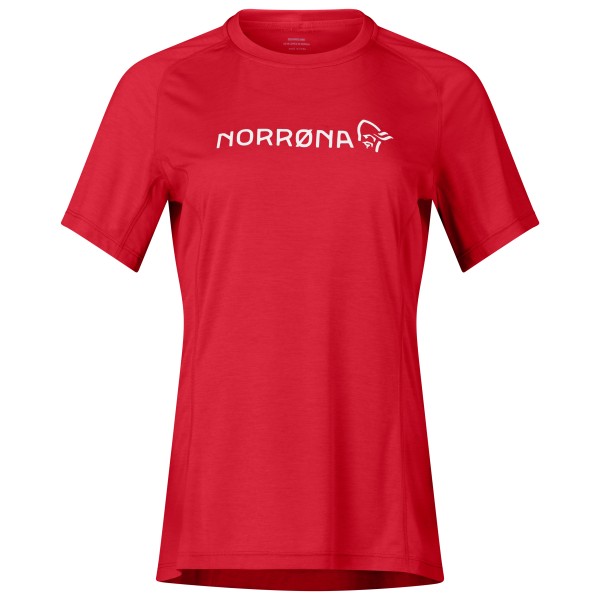 Norrøna - Women's Fjørå Equaliser Lightweight T-Shirt - Radtrikot Gr XS rot von Norrøna