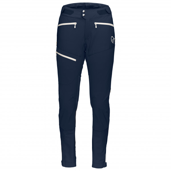 Norrøna - Women's Fjørå Flex1 Pants - Radhose Gr L blau von Norrøna