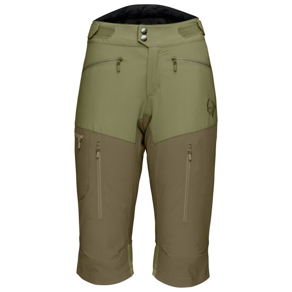 Norrøna - Women's Fjørå Flex1 Shorts - Shorts Gr L oliv von Norrøna