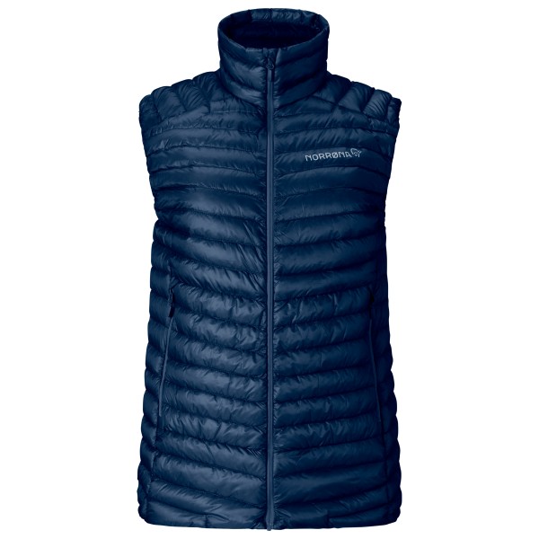Norrøna - Women's Trollveggen Superlight Down800 Vest - Daunenweste Gr XS blau von Norrøna