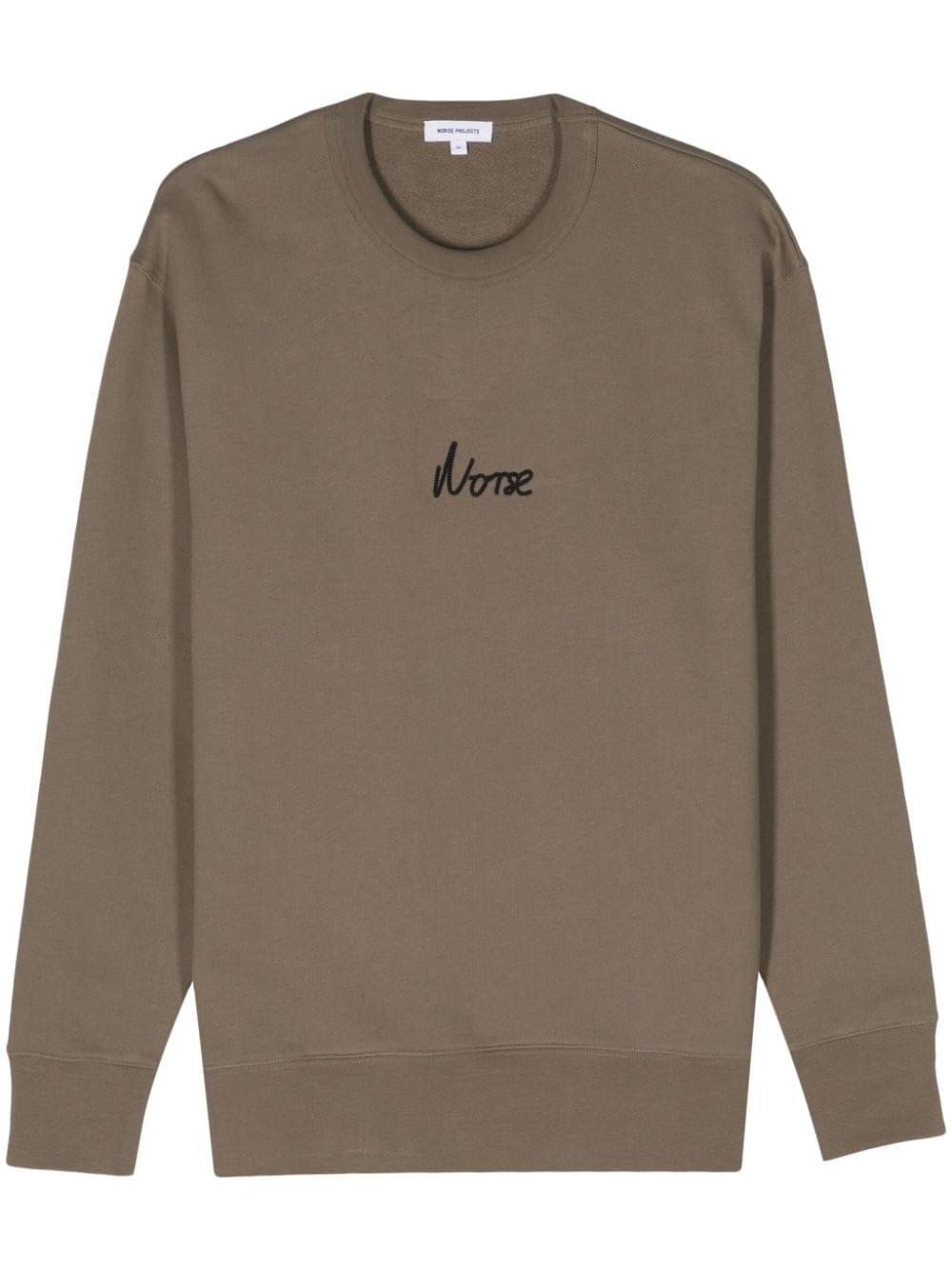 Norse Projects Arne Sweatshirt aus Bio-Baumwolle - Grün von Norse Projects