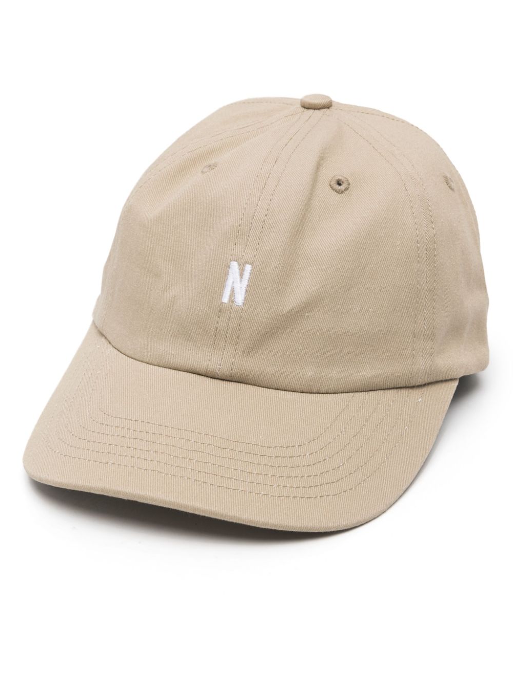 Norse Projects Baseballkappe mit Logo-Stickerei - Nude von Norse Projects