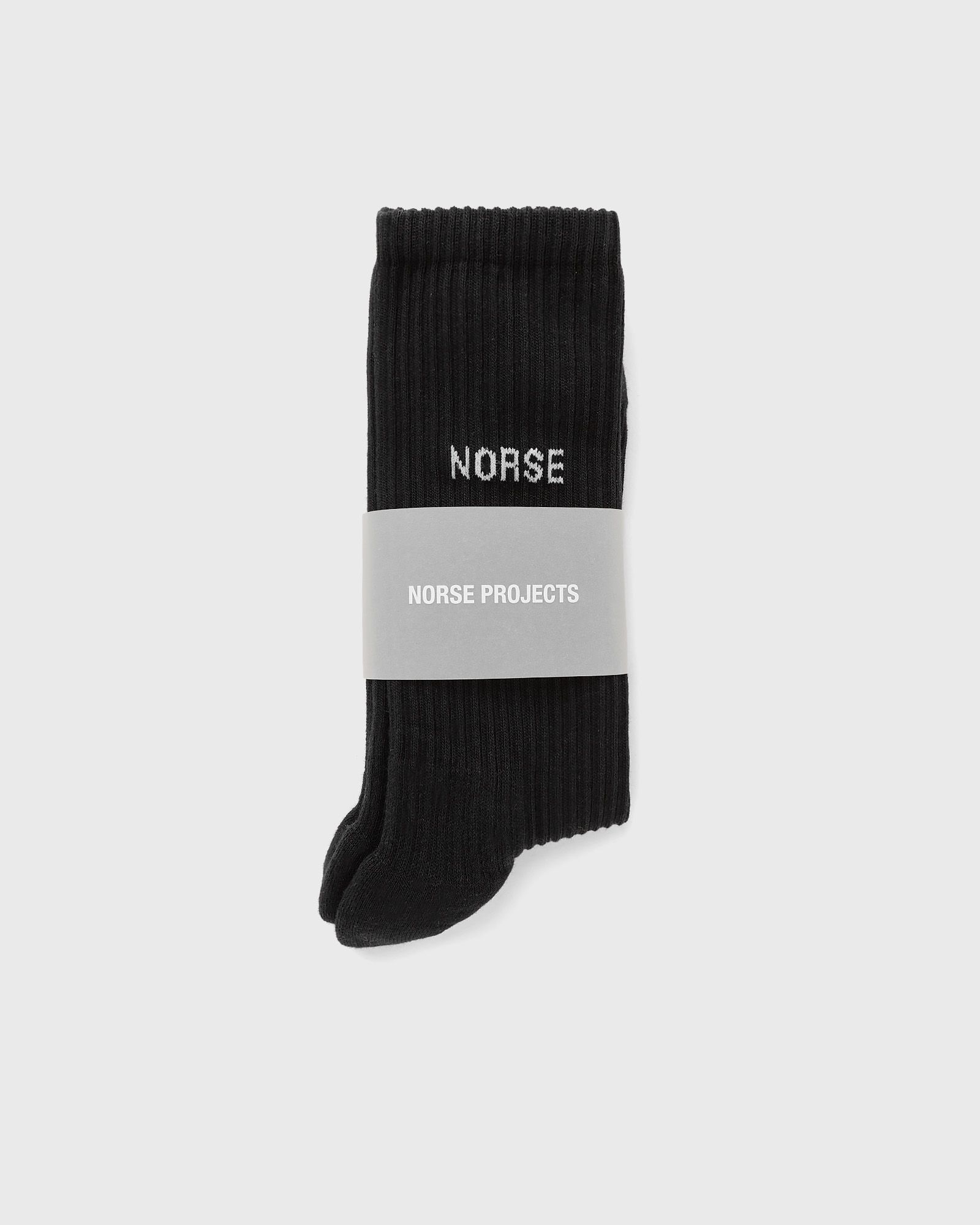 Norse Projects Bjarki Logo men Socks black in Größe:ONE SIZE von Norse Projects