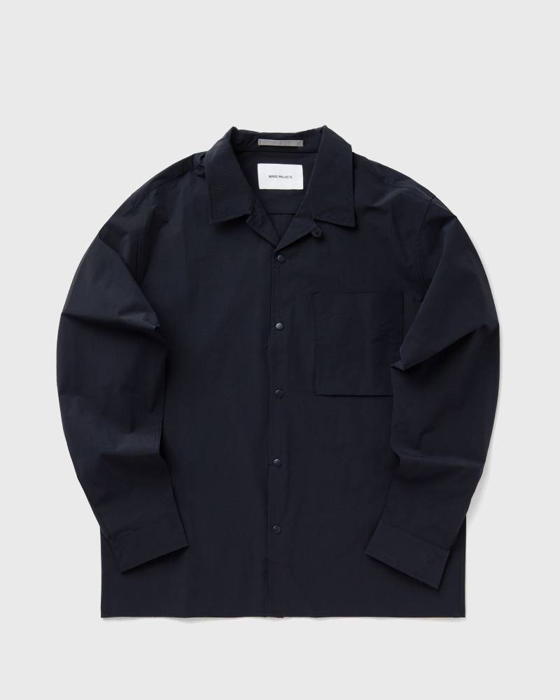 Norse Projects Carsten Travel Light Shirt LS men Longsleeves blue in Größe:L von Norse Projects