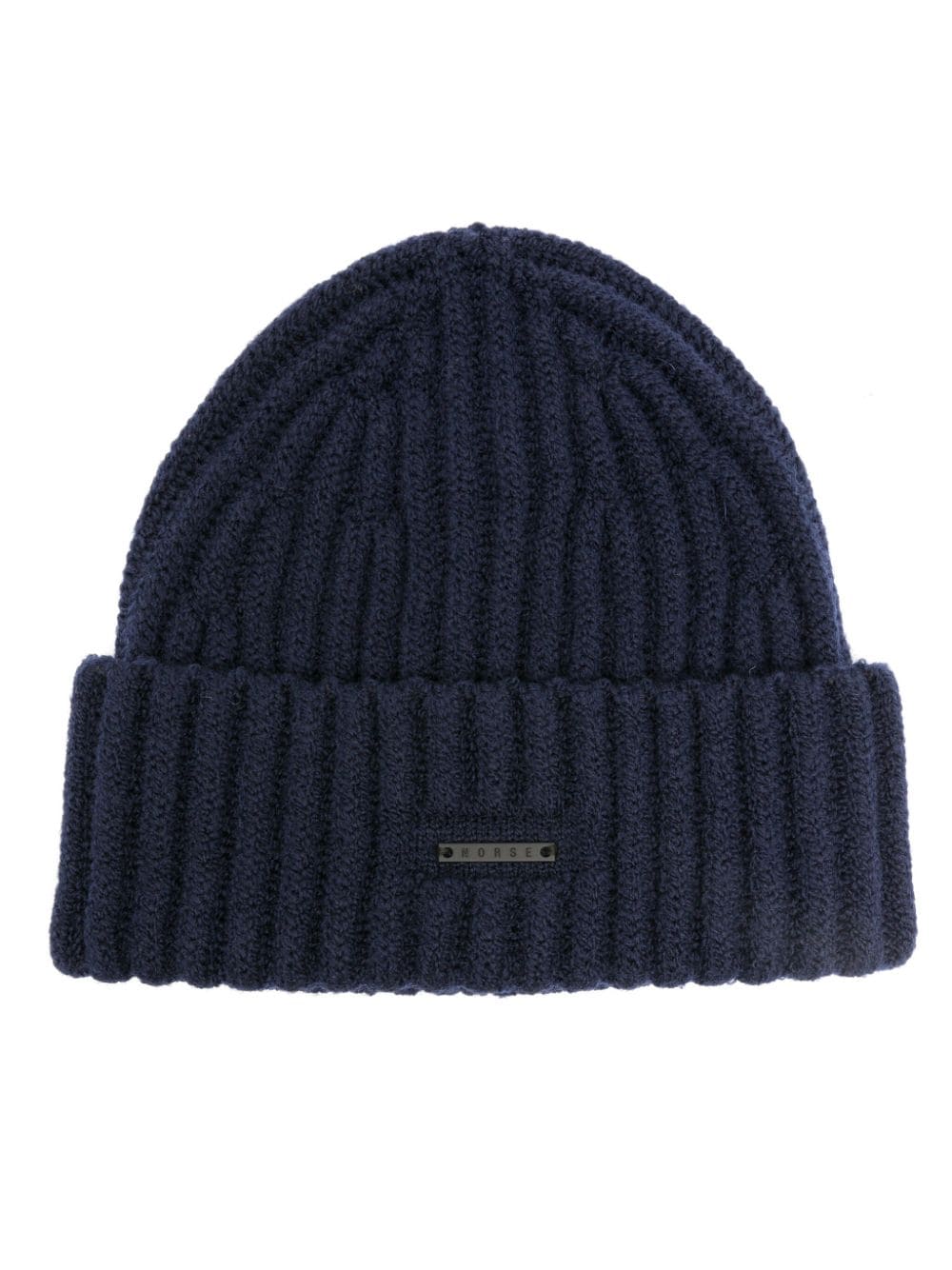 Norse Projects Gerippte Beanie im Hybrid-Design - Blau von Norse Projects