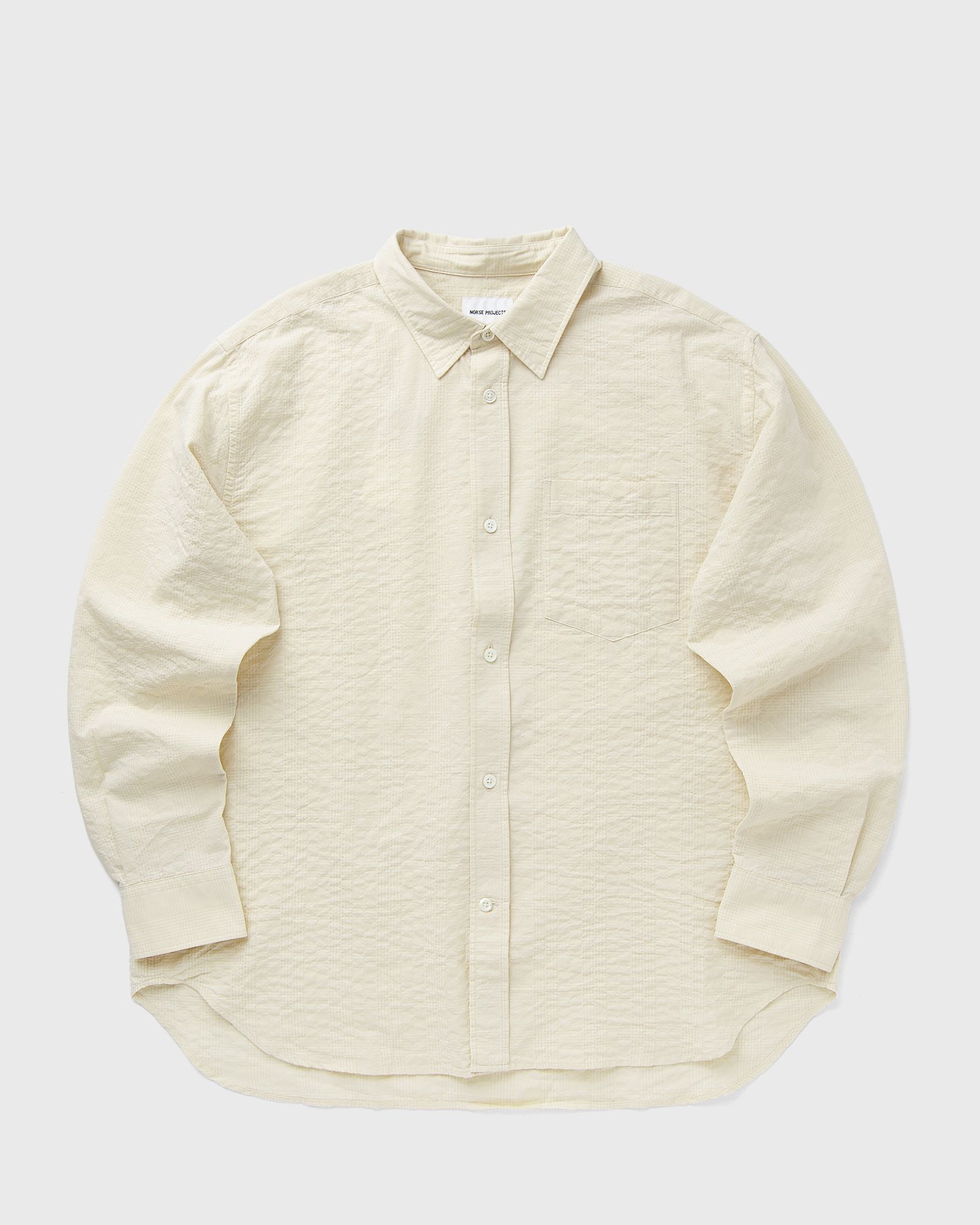 Norse Projects OVERSIZED CHECK SHIRT men Longsleeves beige in Größe:L Norse Projects OVERSIZED CHECK SHIRT men Longsleeves beige in Größe:L von Norse Projects