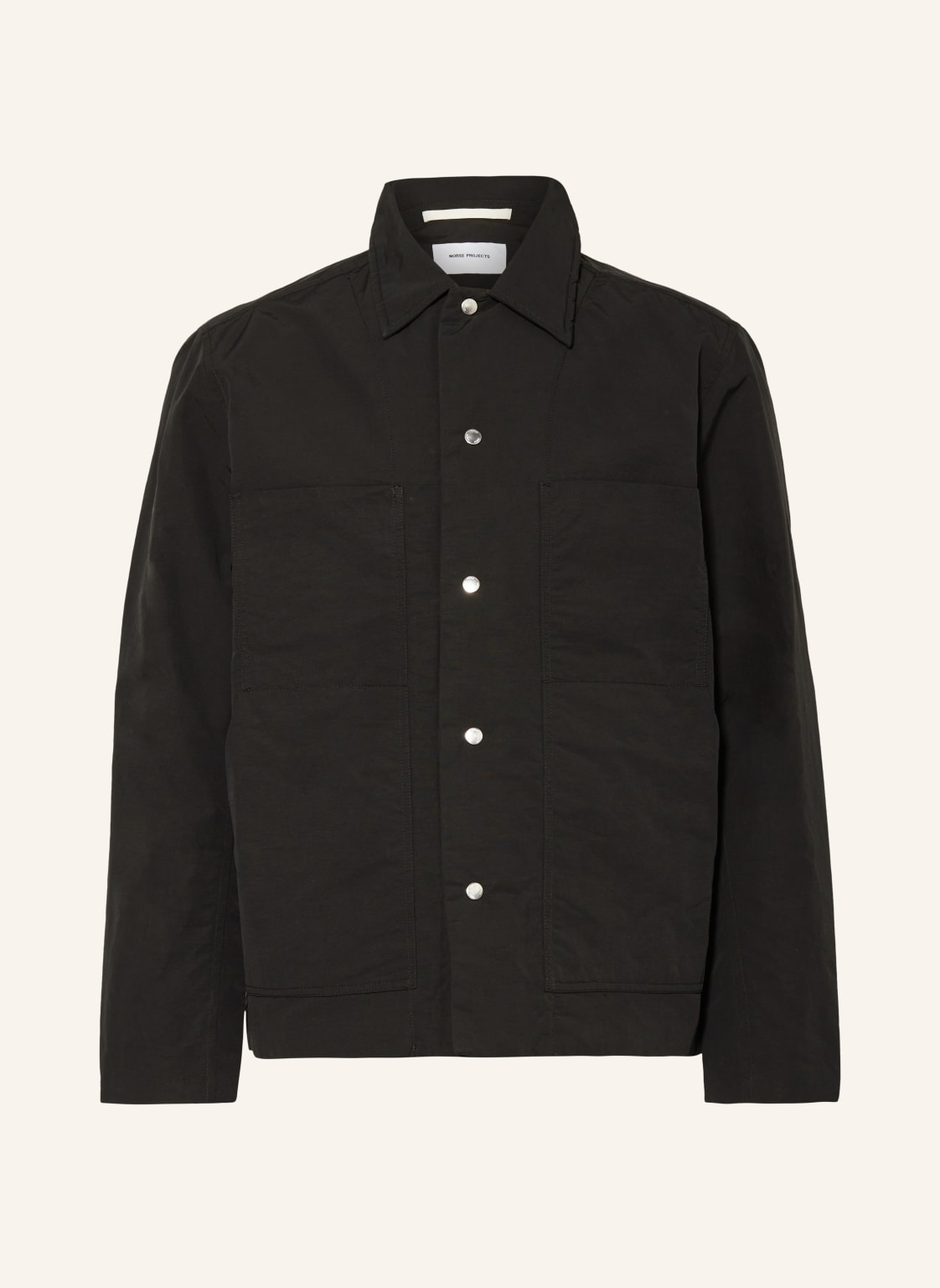 Norse Projects Overjacket Pelle schwarz von Norse Projects