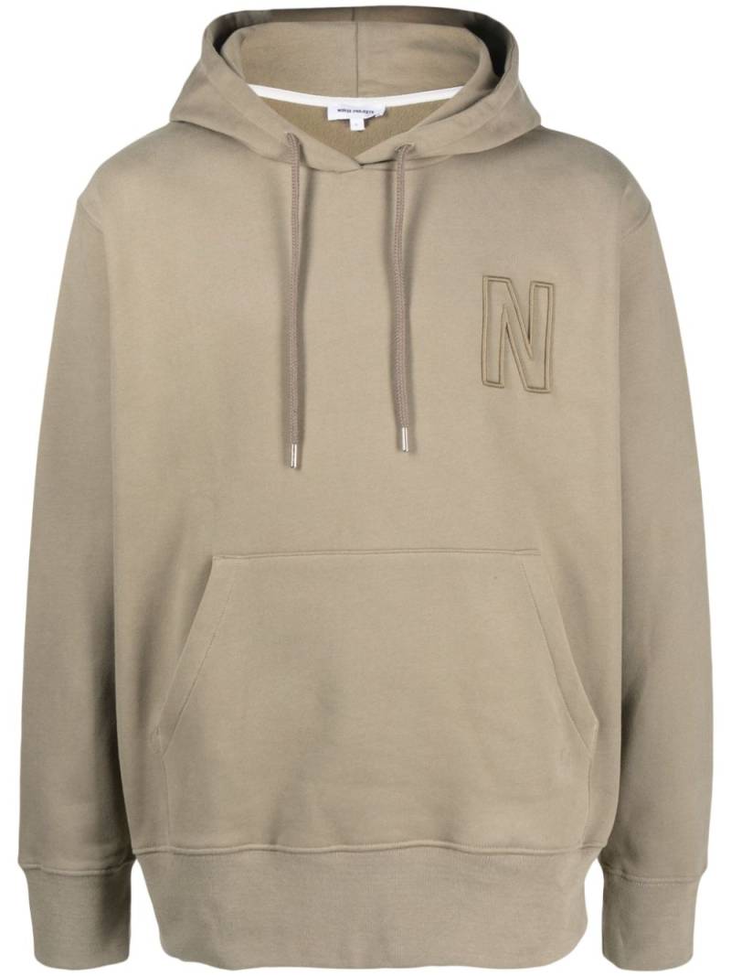 Norse Projects Hoodie aus Bio-Baumwolle - Grün von Norse Projects