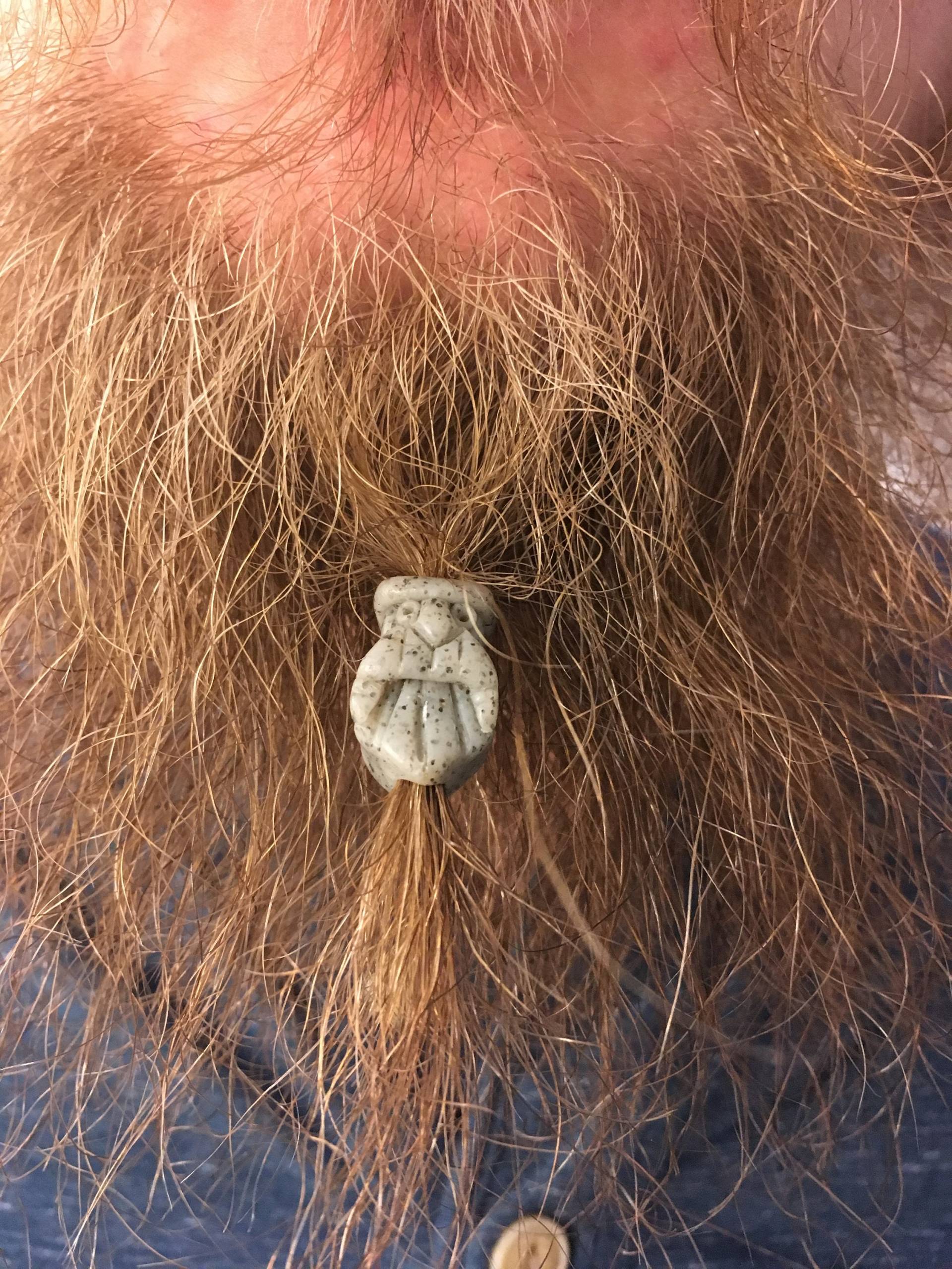 Geschnitzte Gesichtsperle Geschnitzte Gesichtsperle von NorseBraid
