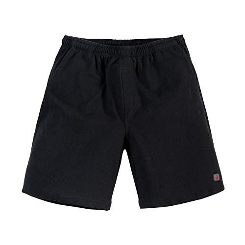 North 56°4 gerippte Sweatshorts schwarz Übergröße, Größe:5XL von North 56°4
