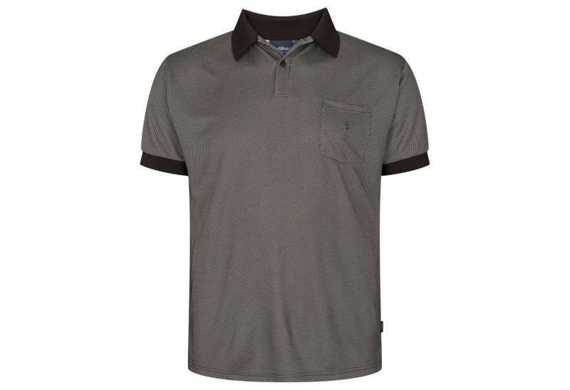 north 56 4 Funktionsshirt Poloshirt Cool Effect von North 56°4 in XXL Größen, schwarz struktur von north 56 4