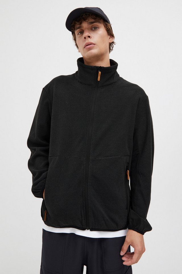 North Bend Fleecejacke NBHelgo M Atmungsaktive Fleecejacke mit Stehkragen von North Bend