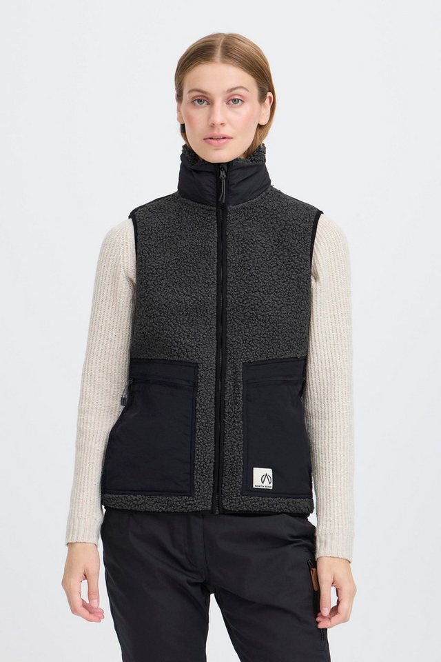 North Bend Funktionsweste NBGalan W Teddy Vest Modische Teddyweste mit praktischen Taschen North Bend Funktionsweste NBGalan W Teddy Vest Modische Teddyweste mit praktischen Taschen von North Bend