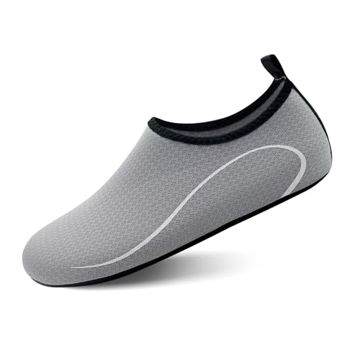 North Bund Herren Wasserschuhe Damen Atmungsaktiv Badeschuhe Aquaschuhe Schwimmschuhe Schnell Trocknend Strandschuhe Barfußschuhe Surfschuhe für Surfen Pool von North Bund