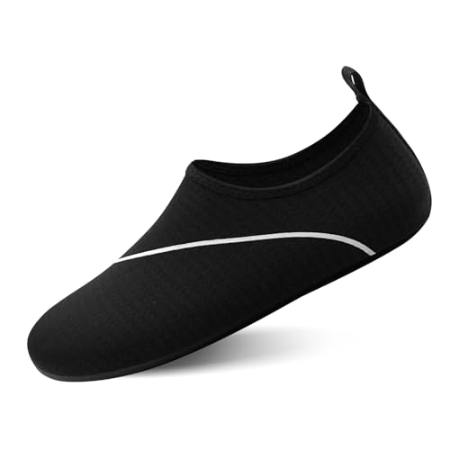 North Bund Herren Wasserschuhe Damen Atmungsaktiv Badeschuhe Aquaschuhe Schwimmschuhe Schnell Trocknend Strandschuhe Barfußschuhe Surfschuhe für Surfen Pool von North Bund