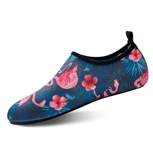 North Bund Herren Wasserschuhe Damen Atmungsaktiv Badeschuhe Aquaschuhe Schwimmschuhe Schnell Trocknend Strandschuhe Barfußschuhe Surfschuhe für Surfen Pool von North Bund