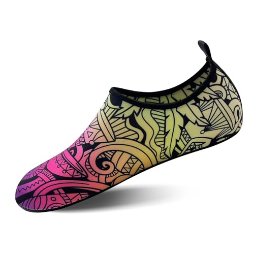 North Bund Herren Wasserschuhe Damen Atmungsaktiv Badeschuhe Aquaschuhe Schwimmschuhe Schnell Trocknend Strandschuhe Barfußschuhe Surfschuhe für Surfen Pool von North Bund
