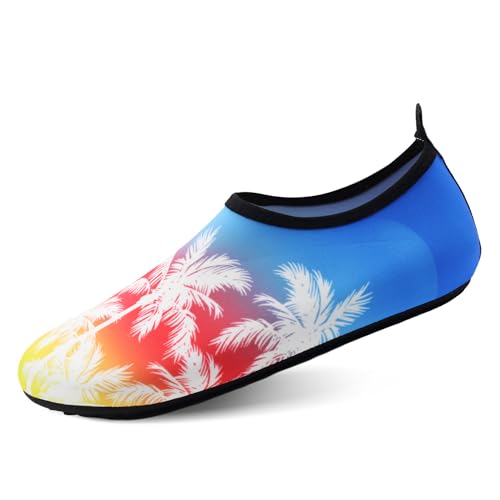 North Bund Herren Wasserschuhe Damen Badeschuhe Aquaschuhe Schnell Trocknend Slip on Schwimmschuhe Leicht Strandschuhe Barfußschuhe Surfschuhe für Yoga Strand von North Bund