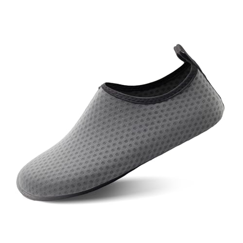 North Bund Herren Wasserschuhe Damen Badeschuhe Aquaschuhe Schnell Trocknend Slip on Schwimmschuhe Leicht Strandschuhe Barfußschuhe Surfschuhe für Yoga Strand von North Bund