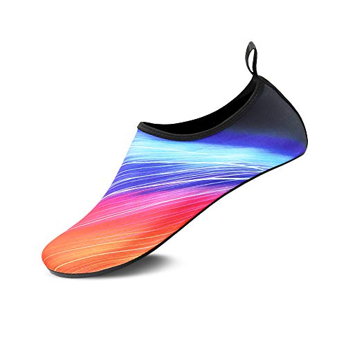 North Bund Herren Wasserschuhe Damen Atmungsaktiv Badeschuhe Aquaschuhe Schwimmschuhe Schnell Trocknend Strandschuhe Barfußschuhe Surfschuhe für Surfen Schwimmen Pool von North Bund