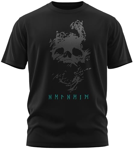 North Legendary - T-Shirt für Herren - Helheim Unterwelt Totenreich - Brust Aufdruck, Viking Shirt, Wikinger, Walhalla, Geschenk für Männer, Größe:M, Farbe:Petrol North Legendary - T-Shirt für Herren - Helheim Unterwelt Totenreich - Brust Aufdruck, Viking Shirt, Wikinger, Walhalla, Geschenk für Männer, Größe:M, Farbe:Petrol von North Legendary