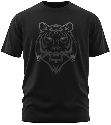 North Legendary - T-Shirt für Herren - Tiger Freyas Katze - Brust Aufdruck, Viking Shirt, Wikinger, Walhalla, Geschenk für Männer, Größe:XL, Farbe:Petrol North Legendary - T-Shirt für Herren - Tiger Freyas Katze - Brust Aufdruck, Viking Shirt, Wikinger, Walhalla, Geschenk für Männer, Größe:XL, Farbe:Petrol von North Legendary