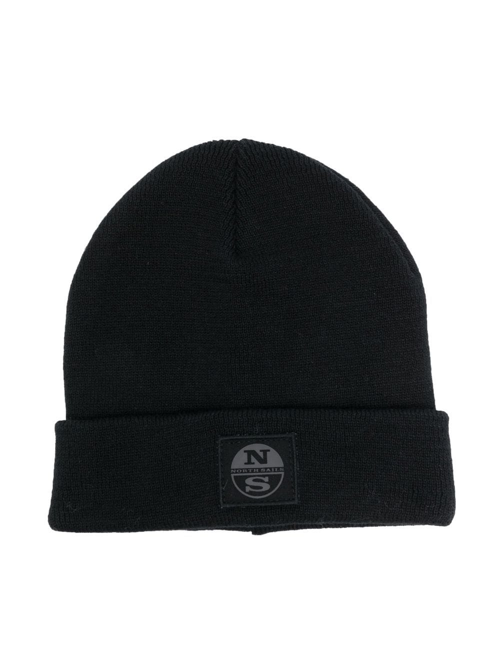 North Sails Kids Beanie mit Logo-Patch - Schwarz von North Sails Kids