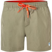 NORTH SAILS Herren Badeshorts grün Baumwoll-Mix unifarben von North Sails