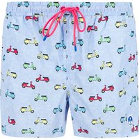 NORTH SAILS Herren Badeshorts blau Gemustert,Gestreift von North Sails