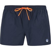NORTH SAILS Herren Badeshorts blau Baumwoll-Mix unifarben von North Sails