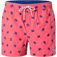 NORTH SAILS Herren Badeshorts rot Mikrofaser Gemustert von North Sails