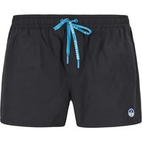 NORTH SAILS Herren Badeshorts schwarz unifarben von North Sails