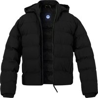 NORTH SAILS Herren Steppjacke schwarz Mikrofaser unifarben von North Sails