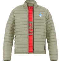 NORTH SAILS Herren Steppjacke grün Mikrofaser unifarben von North Sails