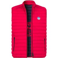 NORTH SAILS Herren Steppweste rot unifarben von North Sails