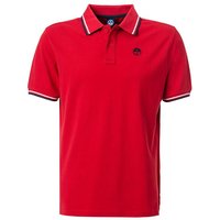 NORTH SAILS Herren Polo-Shirts rot Baumwoll-Piqué von North Sails