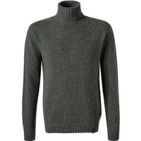 NORTH SAILS Herren Rollkragenpullover Grau/grün Wolle unifarben von North Sails