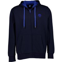 NORTH SAILS Herren Hoodie Sweatjacke blau unifarben von North Sails