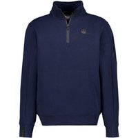 NORTH SAILS Herren Troyer blau Baumwolle unifarben von North Sails