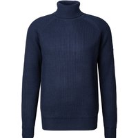 NORTH SAILS Herren Rollkragenpullover blau Baumwolle unifarben von North Sails