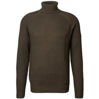 NORTH SAILS Herren Rollkragenpullover grün Baumwolle unifarben von North Sails