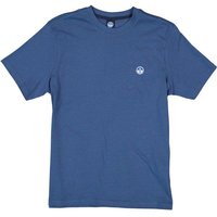 NORTH SAILS Herren T-Shirt blau Baumwolle von North Sails