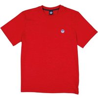 NORTH SAILS Herren T-Shirt rot Baumwolle von North Sails