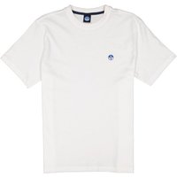 NORTH SAILS Herren T-Shirt weiß Baumwolle von North Sails