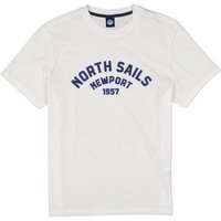 NORTH SAILS Herren T-Shirts Weiß Baumwolle von North Sails